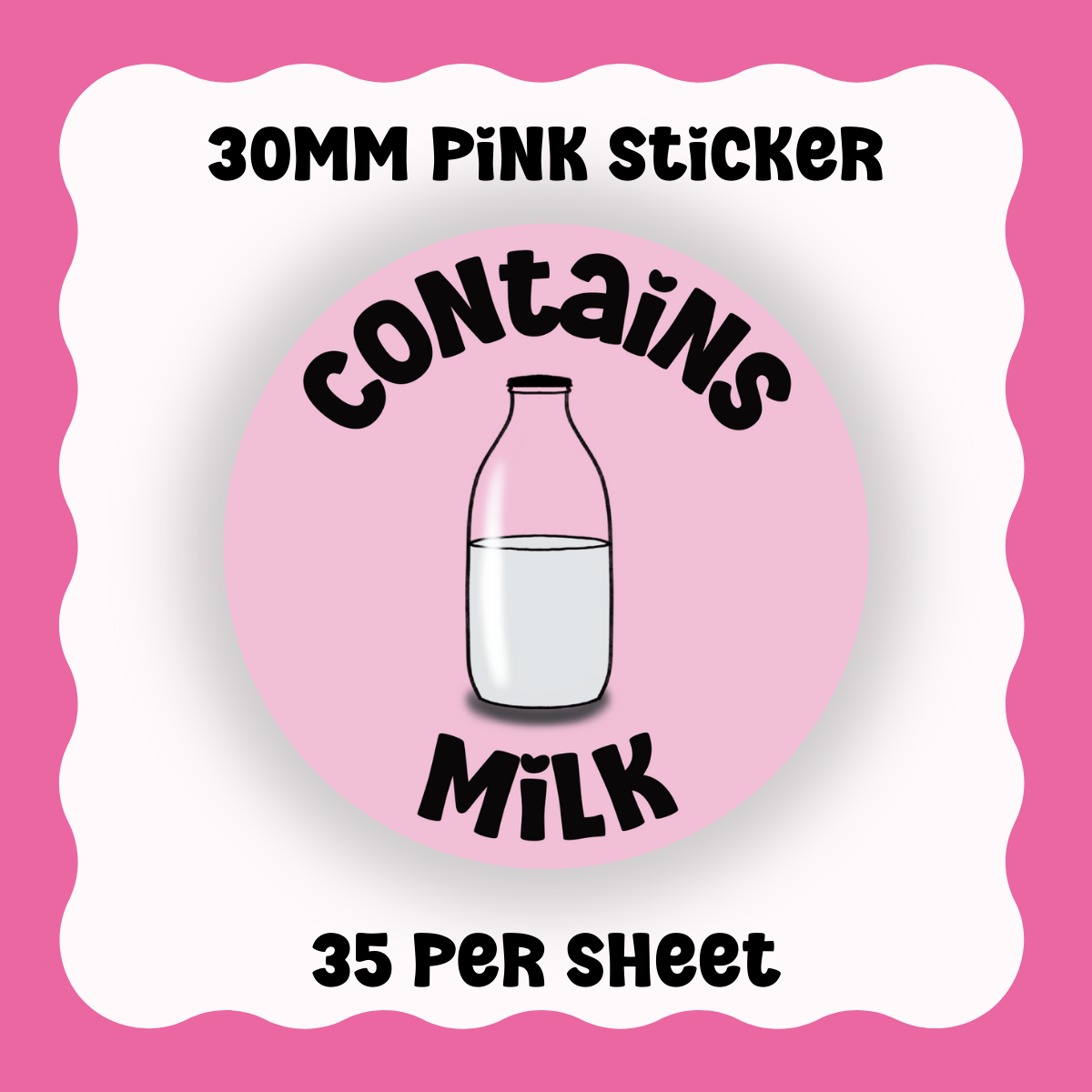 Contains Milk - With Graphic