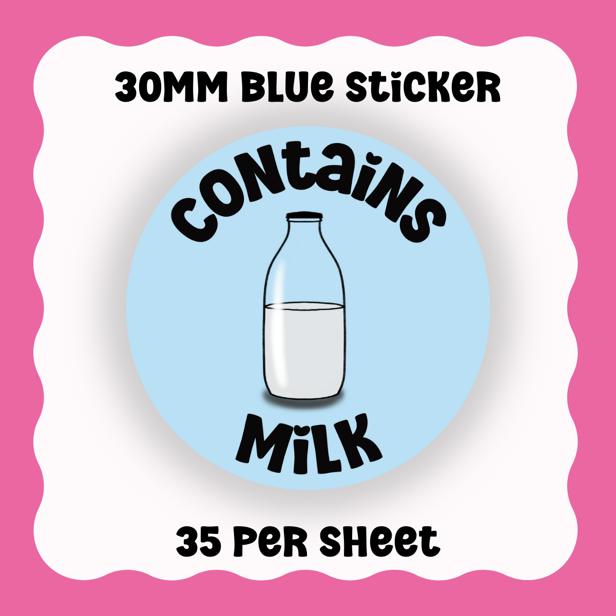 Contains Milk - With Graphic