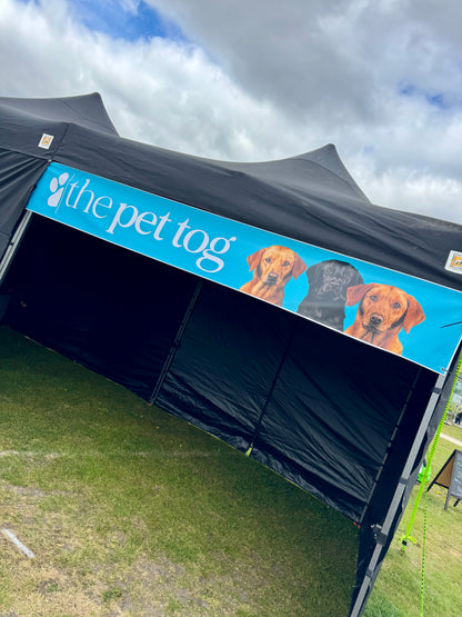 Custom Gazebo Valance Banner – 280cm x 40cm – Perfect for Market Stalls, Pop-Ups &amp; Events
