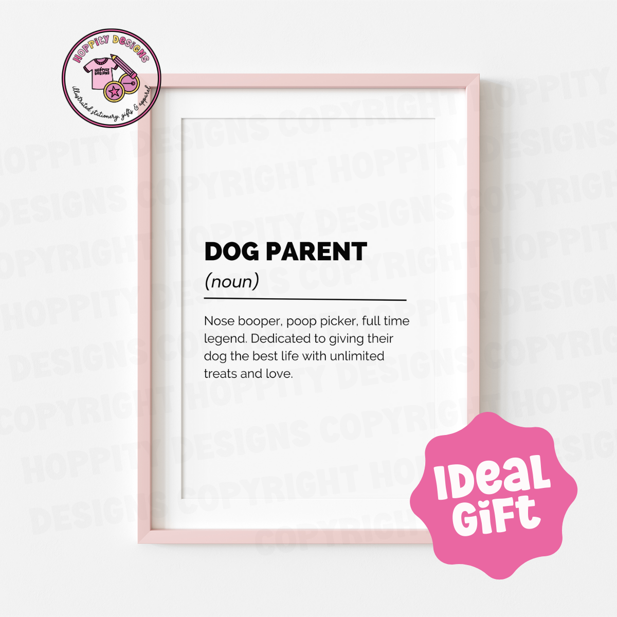 Dog Parent Wall Art Print