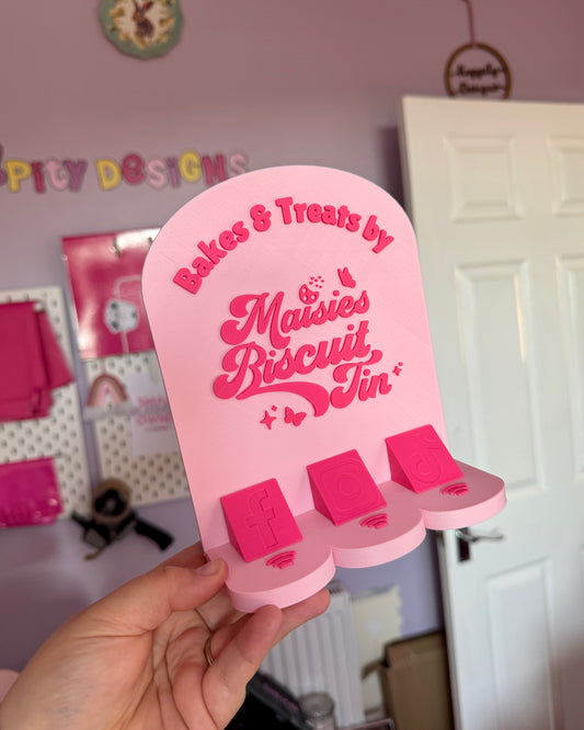 Custom Social Media NFC Sign ✨