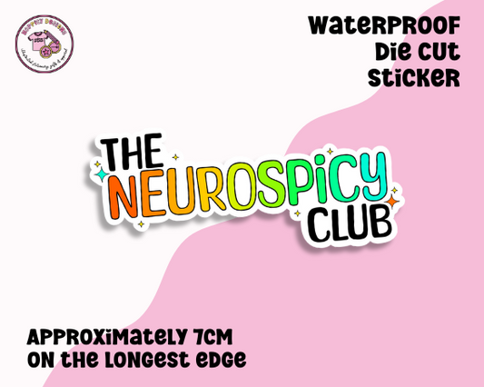 The Neurospicy Club Sticker