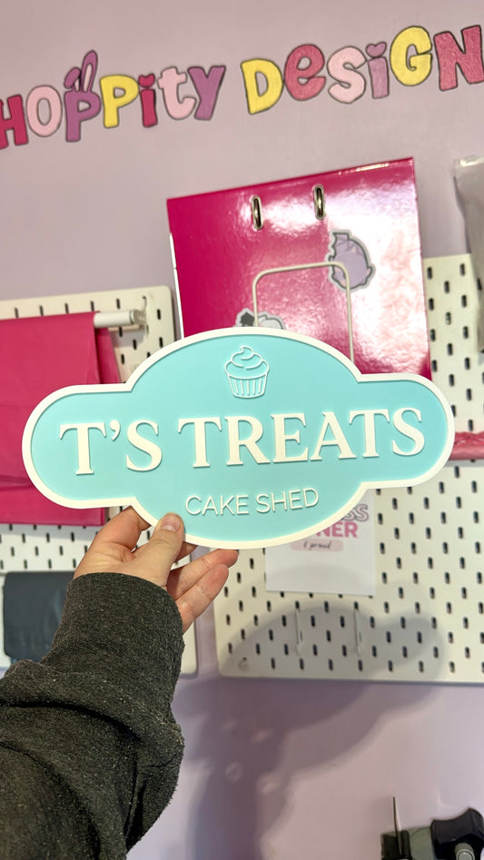 Custom Designed Bake Shed Sign