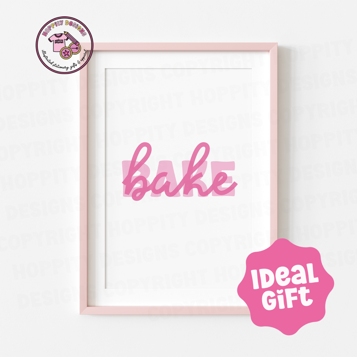 Bake Wall Art Print