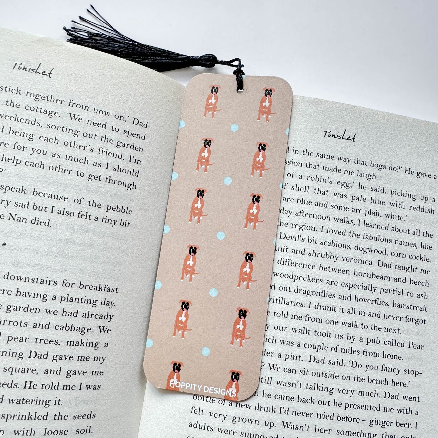 Boxer Dog Bookmark