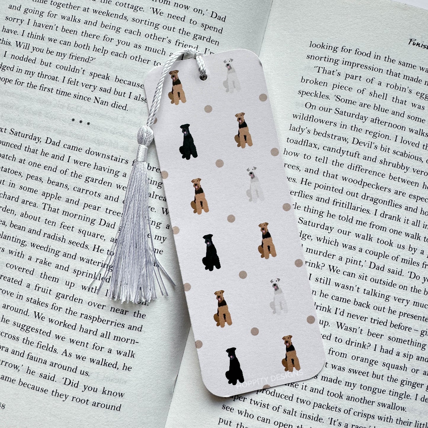 Airedale Terrier Dog Bookmark