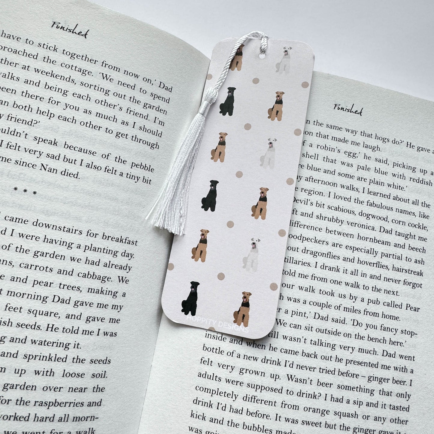 Airedale Terrier Dog Bookmark