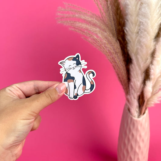 Calico Cat Die Cut Sticker