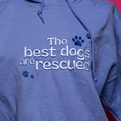 SECONDS The Best Dogs Are Rescued Hoodie Size Medium
