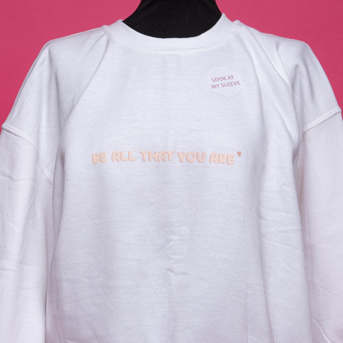 END OF LINE Be All That You Are Sweatshirt - WITH SLEEVE DETAIL