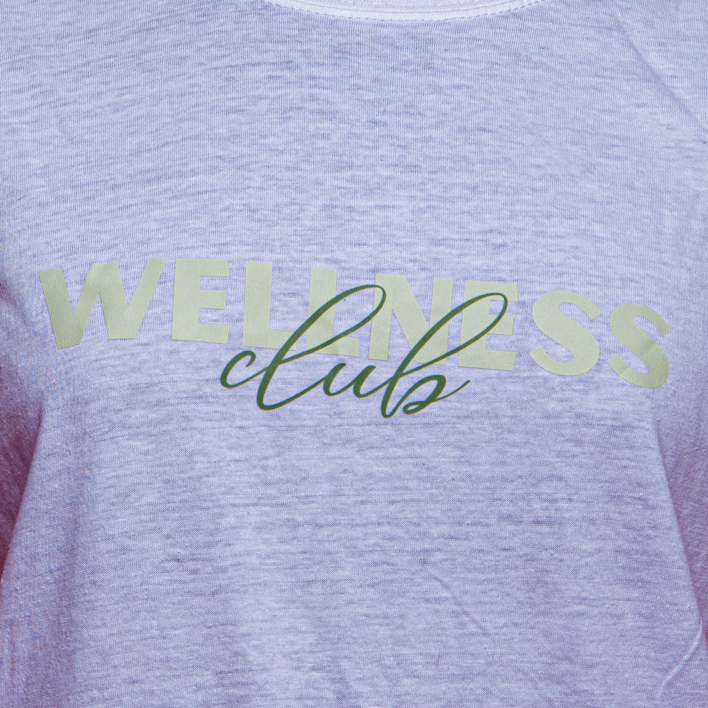 END OF LINE Wellness Club Printed T-Shirt Size Medium