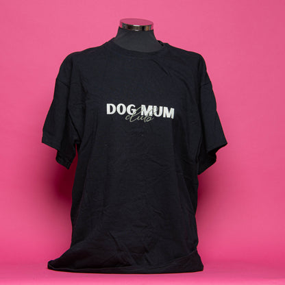 END OF LINE Black Dog Mum Club T-Shirt Size Large