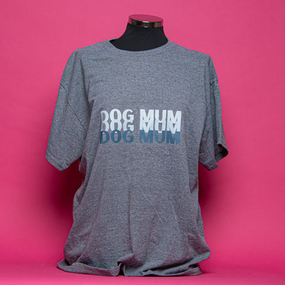 END OF LINE Graphite T-Shirt - Dog Mum - Size Large