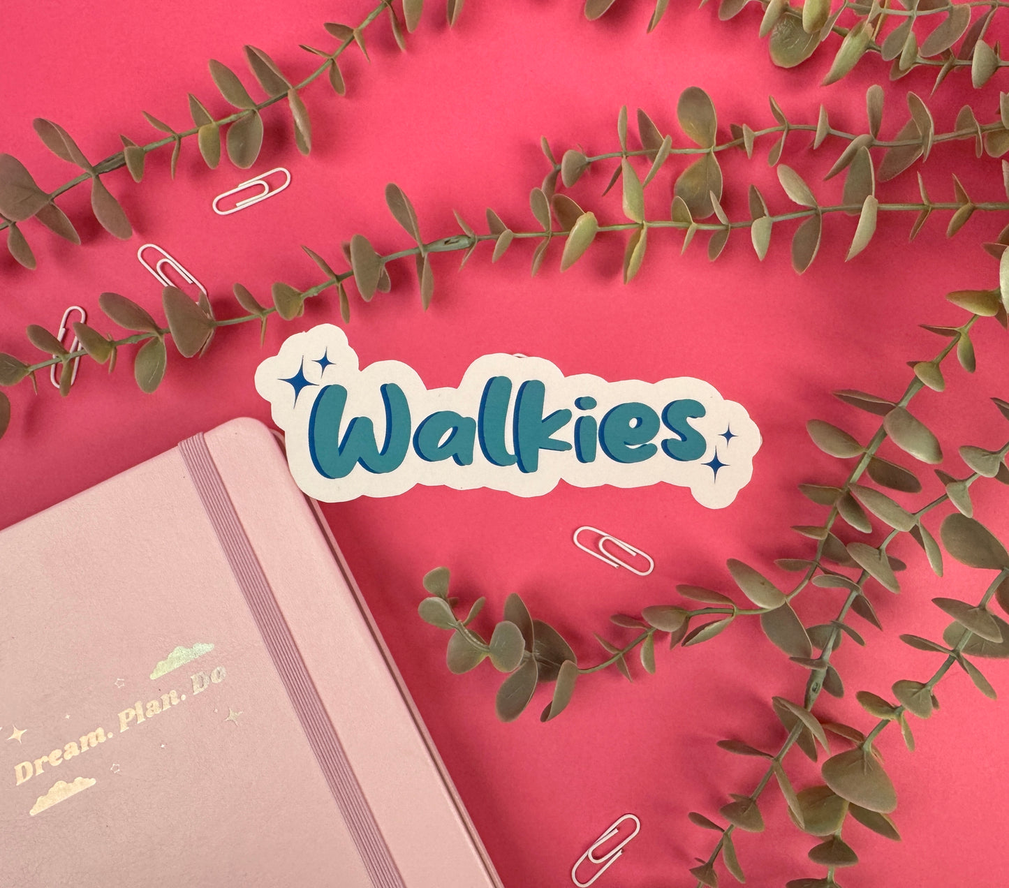 Walkies Die Cut Sticker