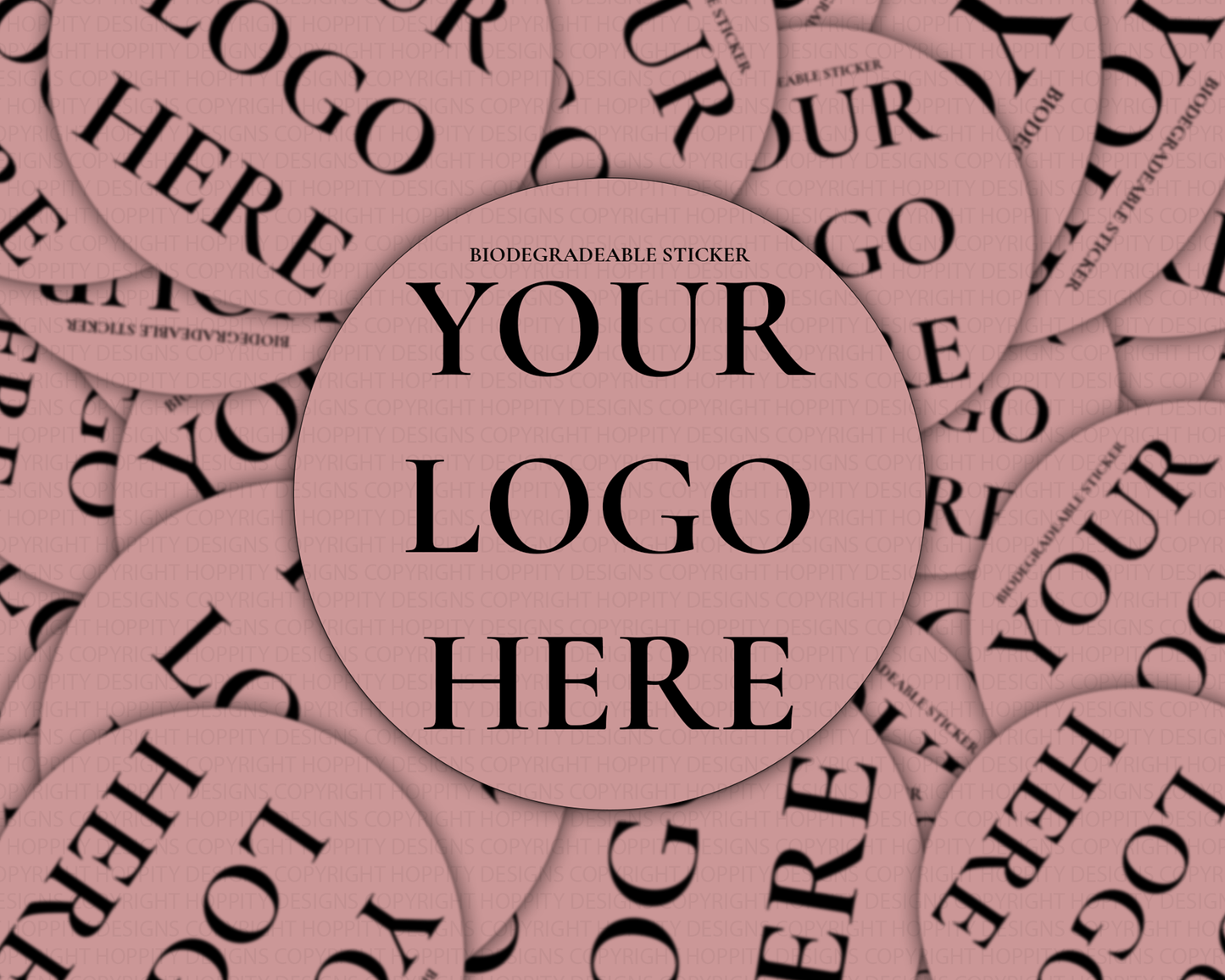 Matte Logo Stickers